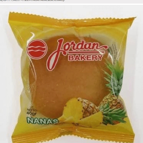 SPR Roti Jordan Selai Nanas Isi 10 Per Pack