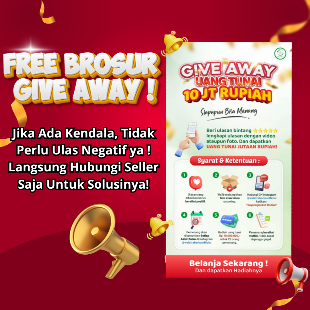 Brosur Give Away 10JT Rupiah Propolis SM Gratis