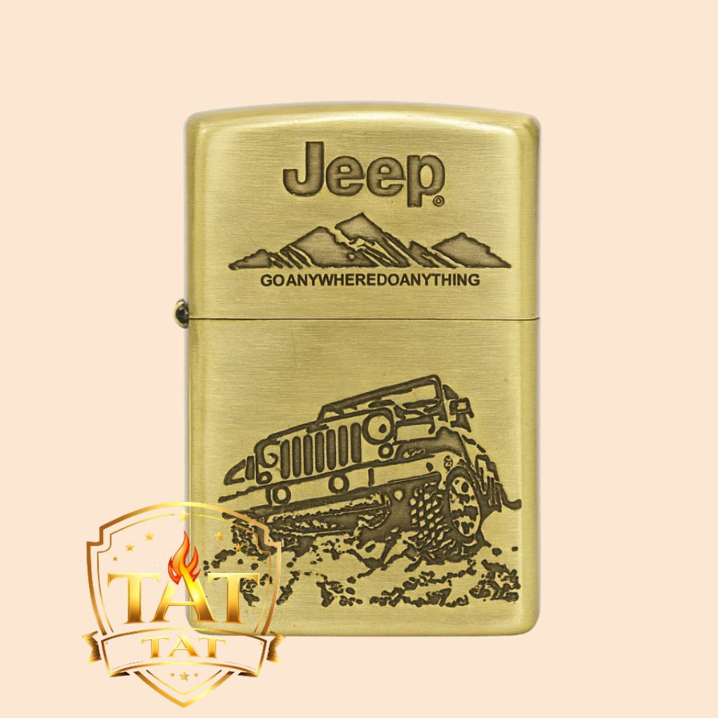 Korek Api Zippo Desain Mobil Jeep Premium Edition