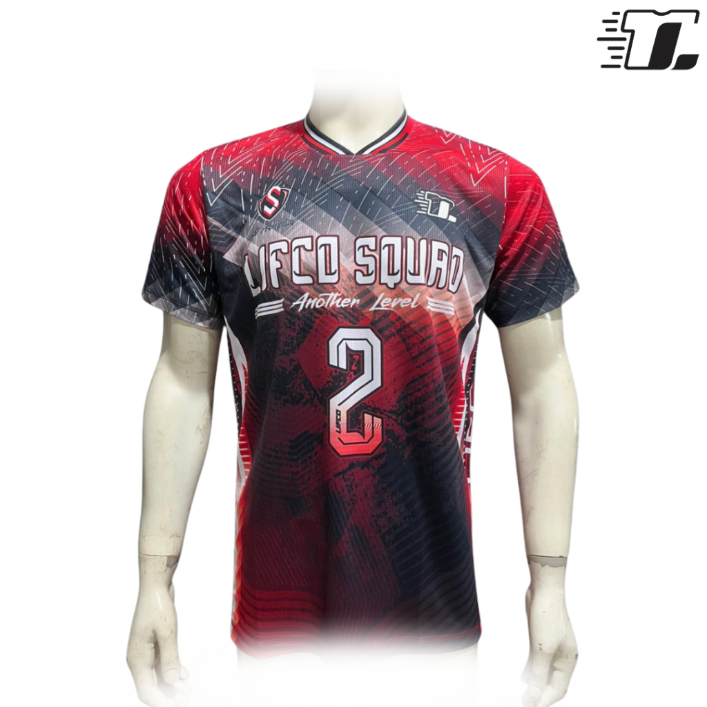 Lifco Jersey Olympus Lifco Squad Merah  (Tidak Bisa Request Nama)(Volleyball Jersey / Jersey Voli)