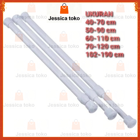 Tiang tirai flexible/ Tiang fleksibel gorden /tiang fleksibel /tongkat gorden/ tongkat ajaib