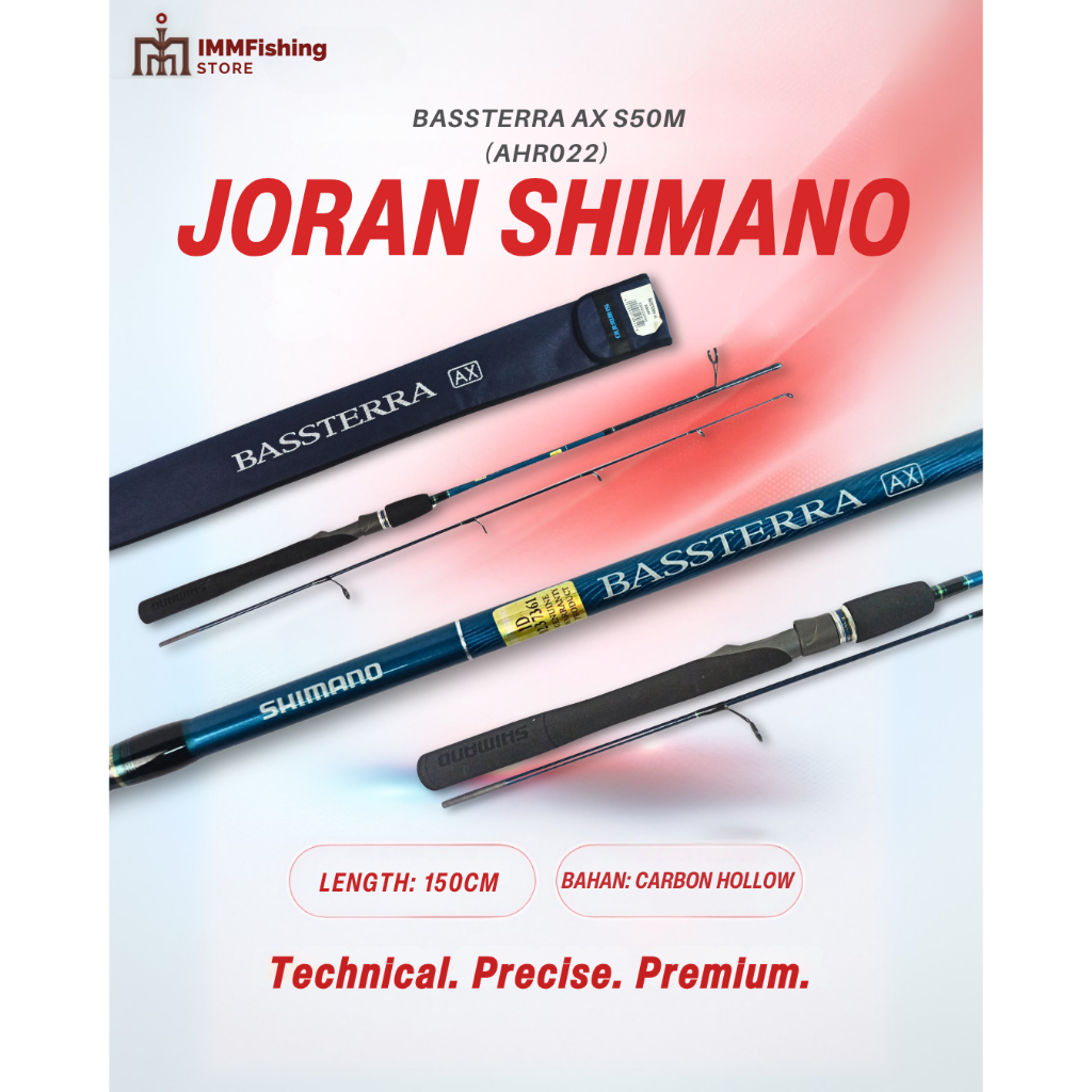 JORAN SHIMANO BASSTERRA | Tongkat Pancing | Fishing Rod | Spinning