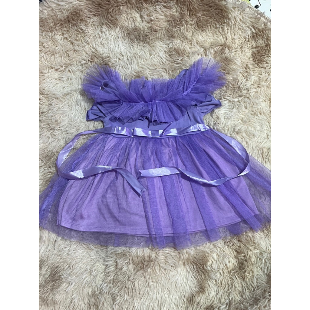 Preloved Gaun Ungu Anak