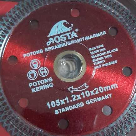 MATA POTONG KERAMIK AOSTA / DIAMON WHEEL AOSTA SUPER THIN