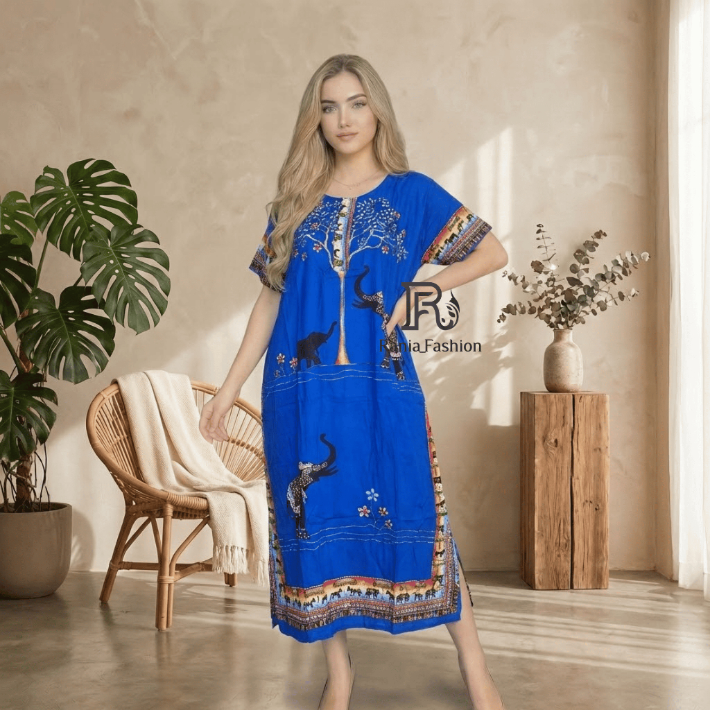 Daster Rania Fashion motif KANCING SIRKUS  Viral Terbaru