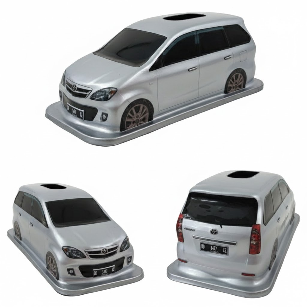 (Avanza Lama) Kotak Tissue Minimalis Bentuk Mobil / Tempat Tisu Aesthetic