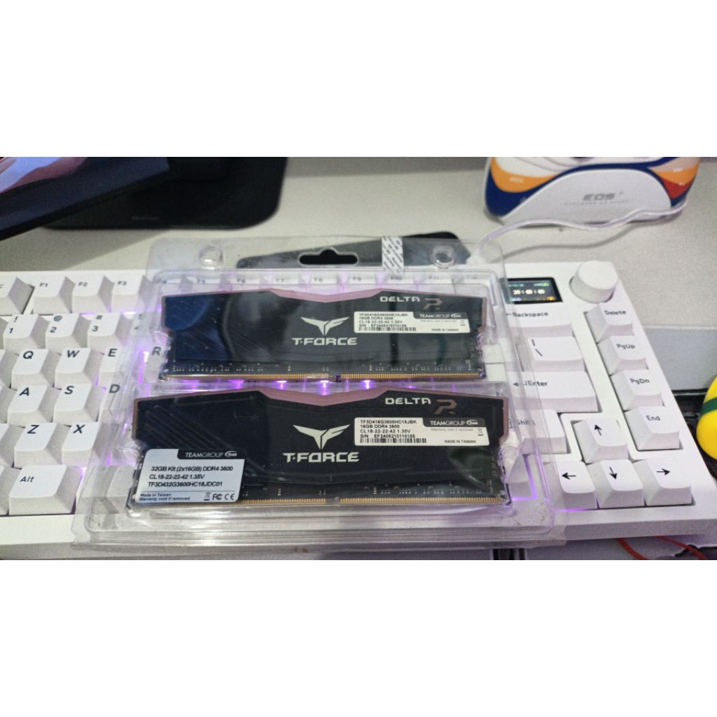 RAM RGB Ddr4 T-Force Delta 32gb (16x2) 3600mhz
