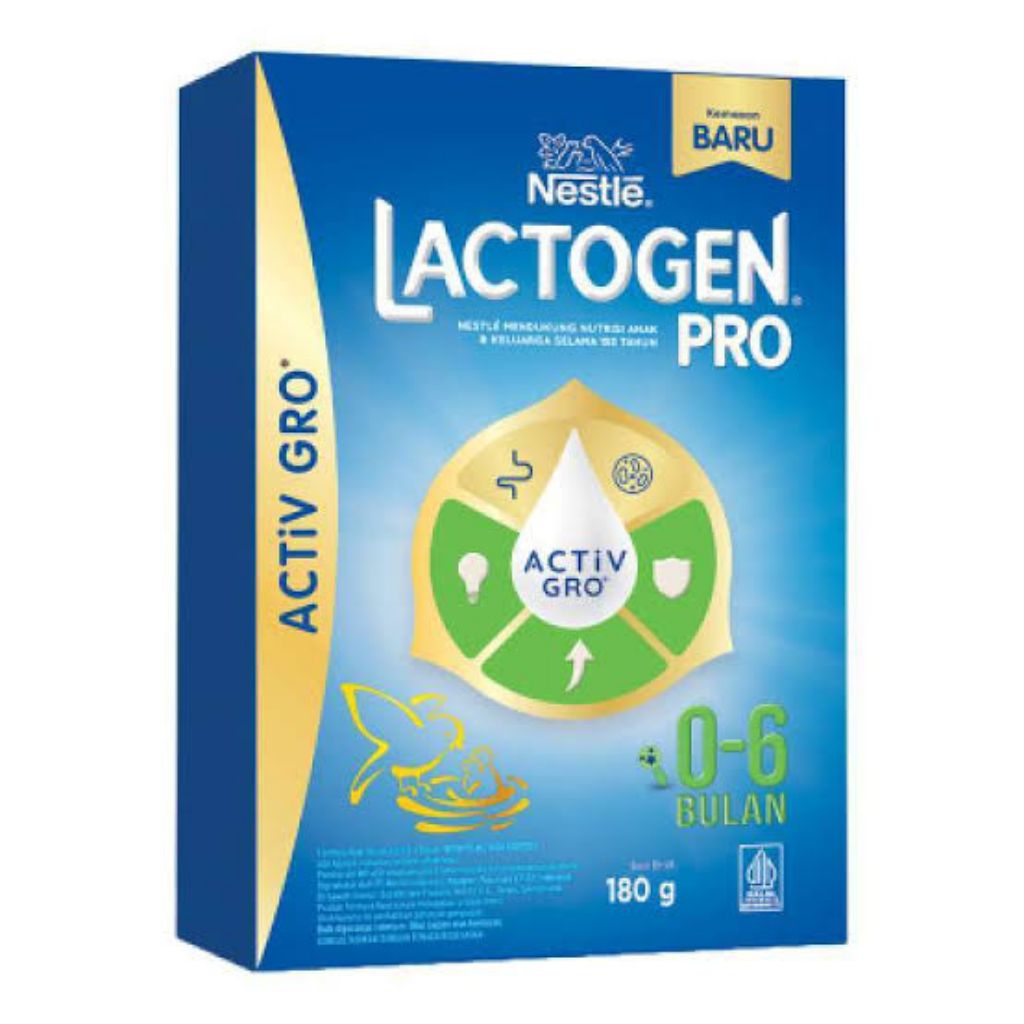 LACTOGEN 0-6 BULAN 180 GR EXP JUNI 2026