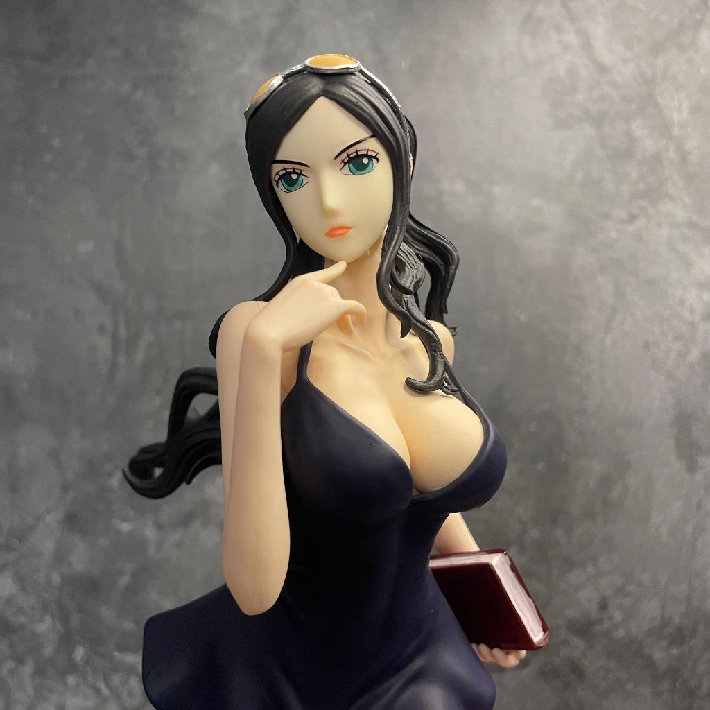 One Piece Nico Robin Action Figure 34cm PVC Hunter Fan Pose Koleksi Wanita