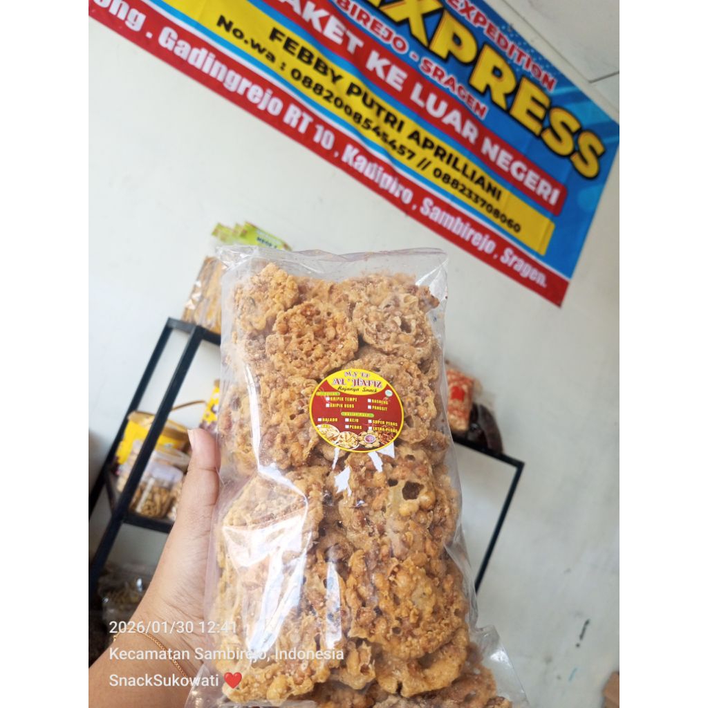 Rempeyek kacang 1kilo