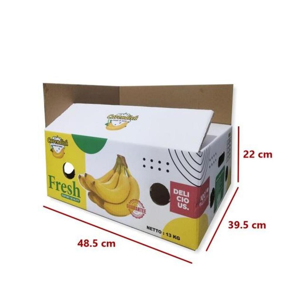 Dus Buah Pisang Cavendish Kotak Kardus Banana Fruit