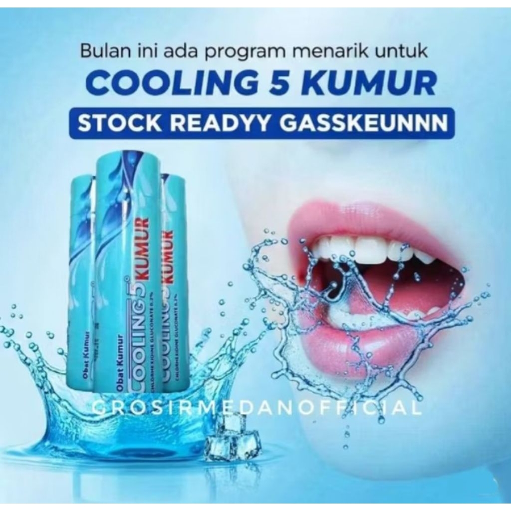Cooling 5 Kumur - obat kumur meringankan sariawan