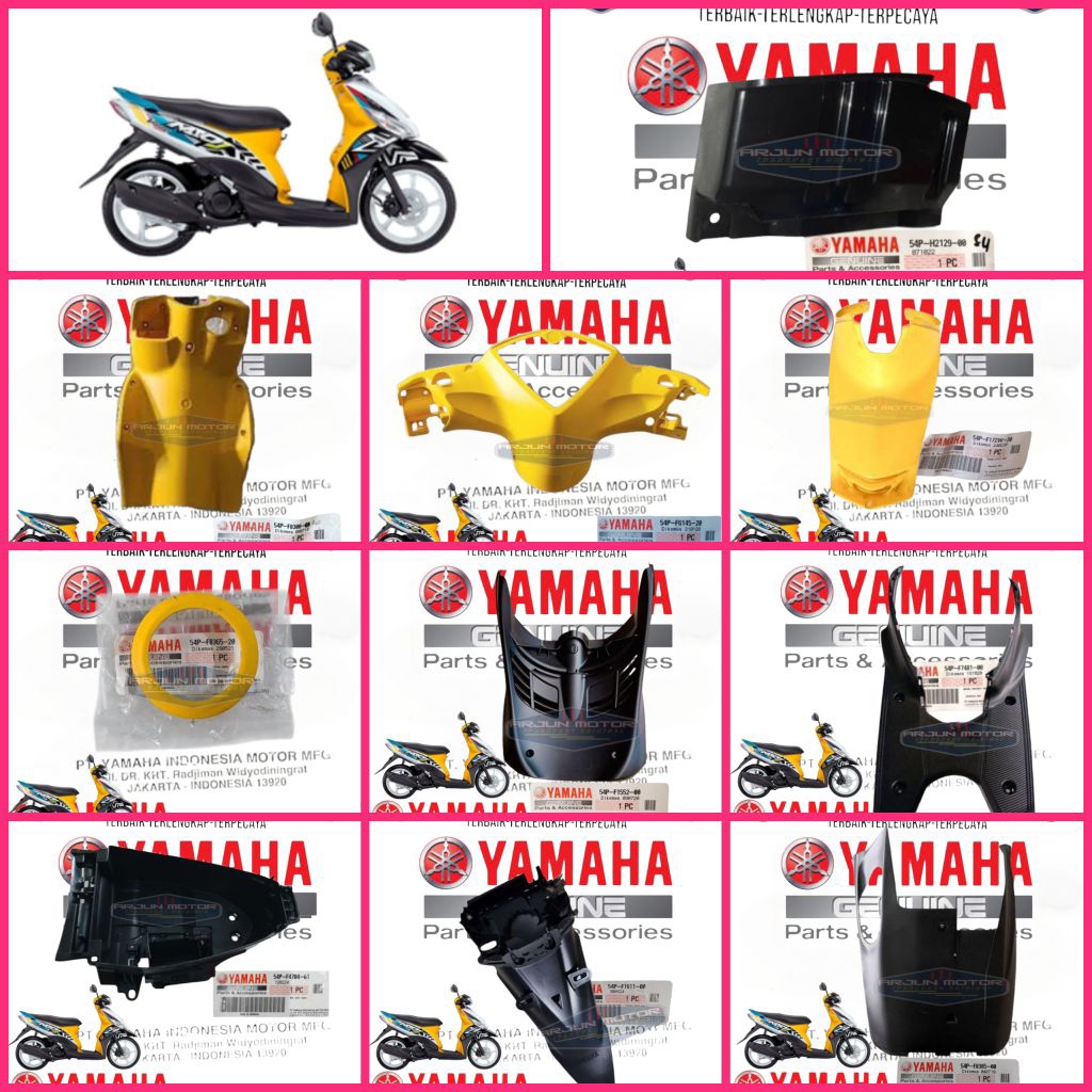 COVER BODY BODI KASAR MIO J KUNING ORIGINAL YAMAHA
