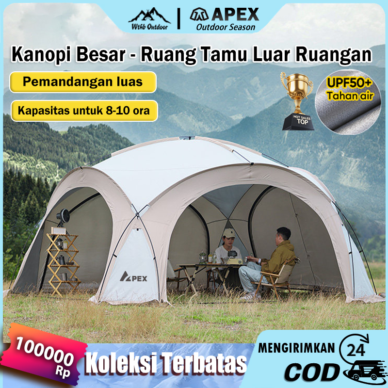 Tenda Dome Camping Dome Tenda otomatis Tenda Kanopi Tenda Tahan Hujan Luar Ruangan Kanopi Besar Outd