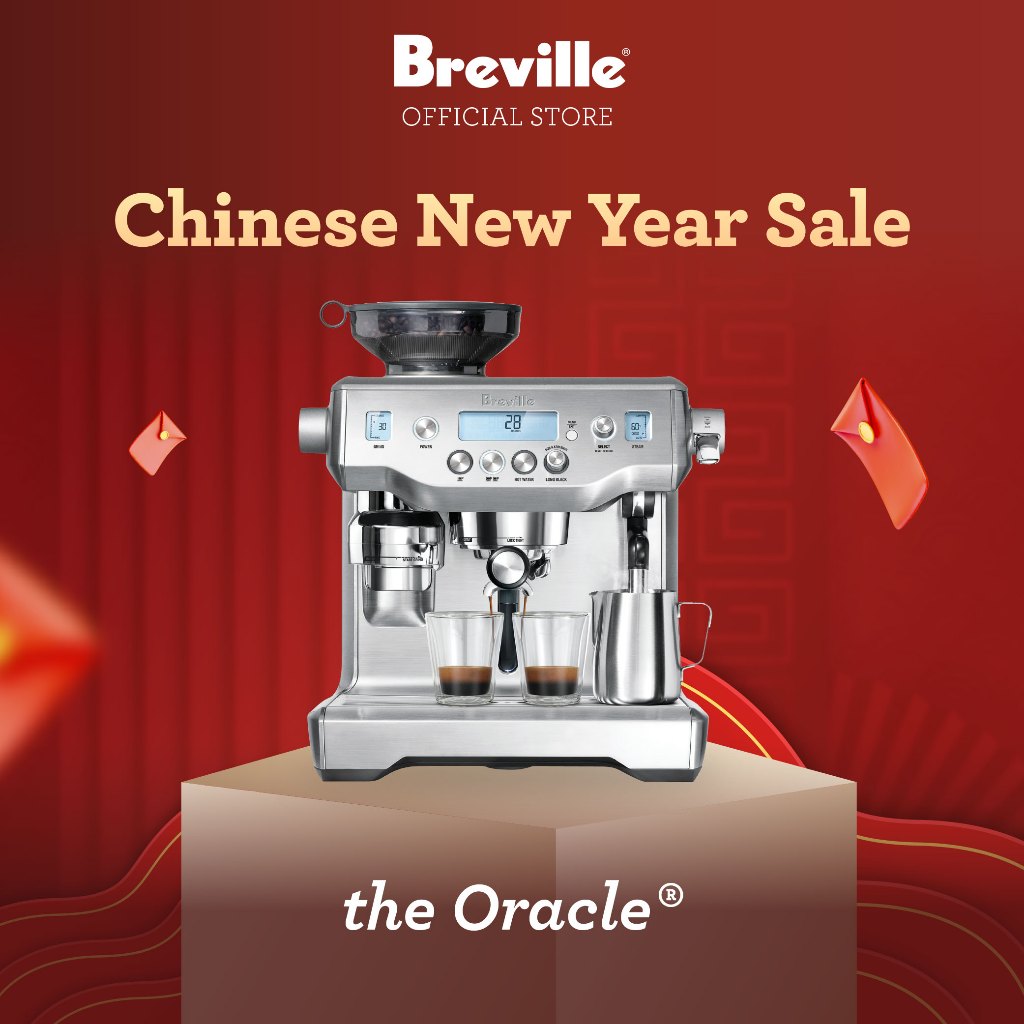 Breville BES980 Oracle - Mesin Kopi Espresso Stainless Steel 2500ml