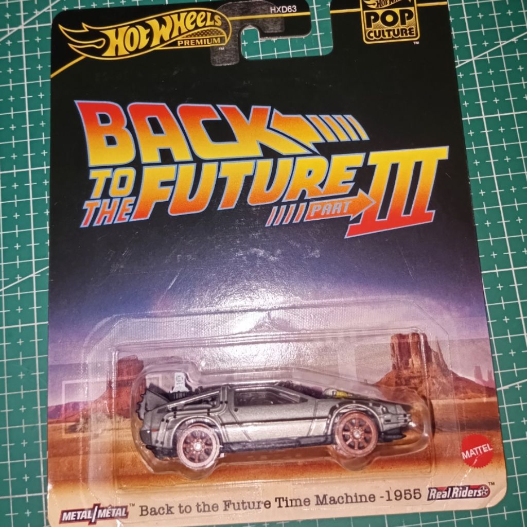 Hotwheels Premium Back to the Future Time Machine 1955