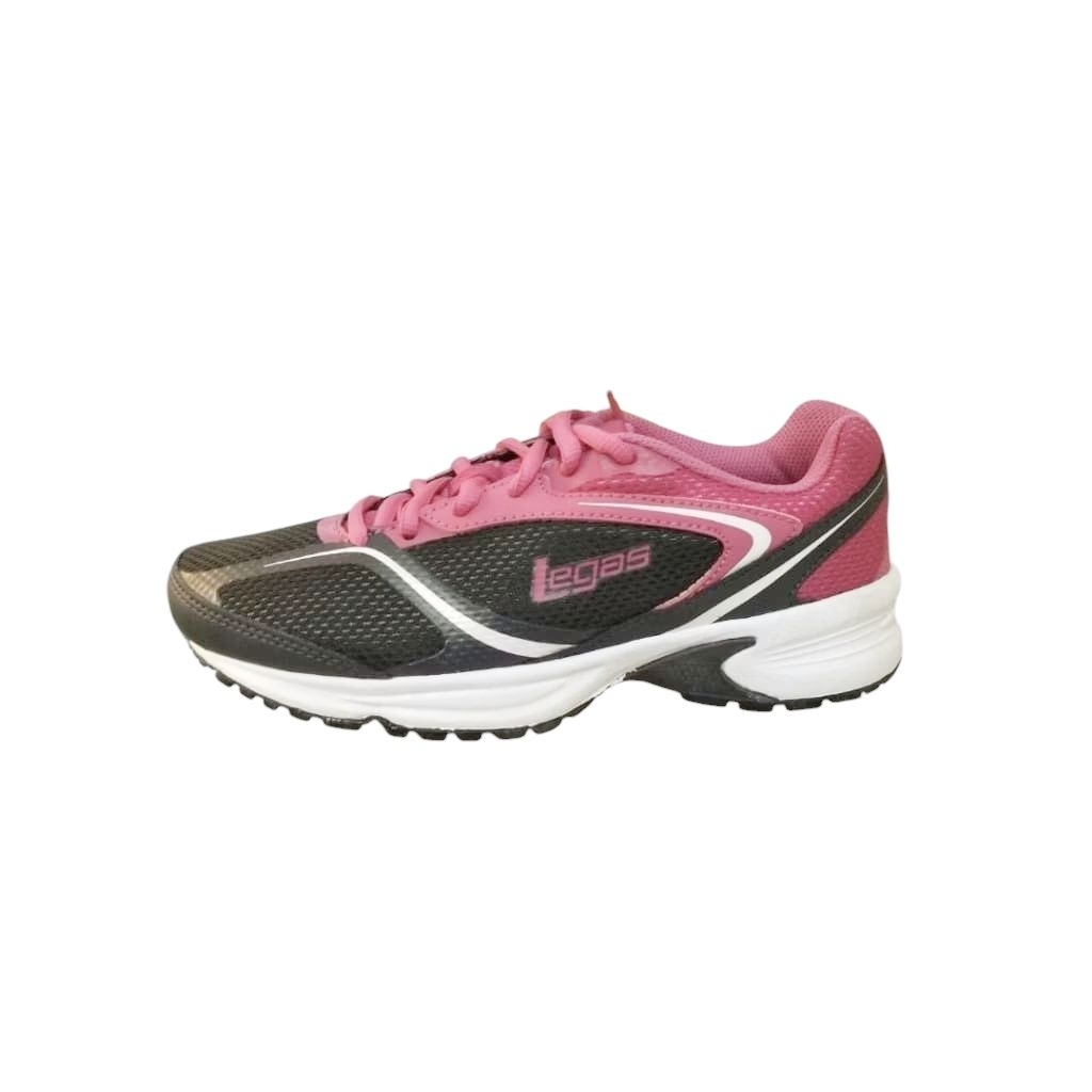 Sepatu League Legas Hitam Pink Neptune La 3D W Running Shoes Cewe Olahraga Wanita Original