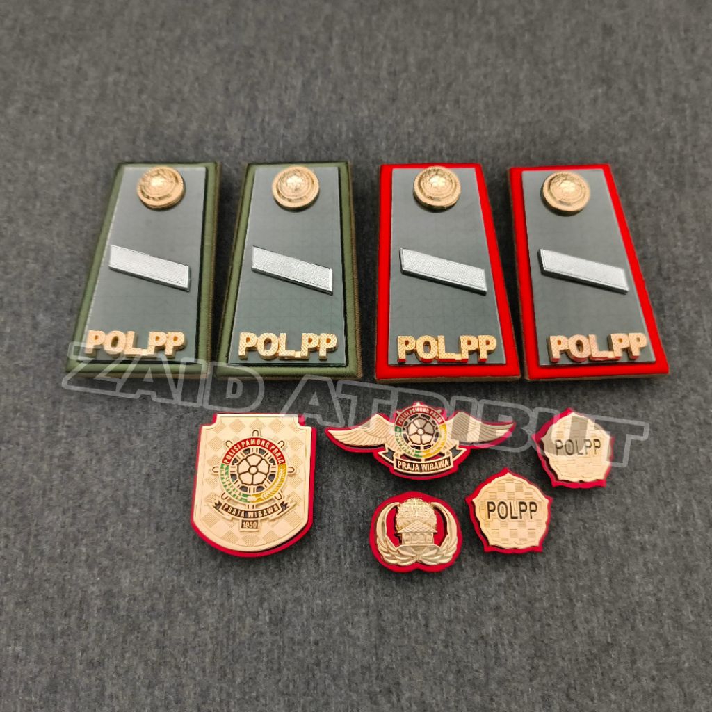 PAKET ATRIBUT POL PP PANGKAT 2A / PAKET ATRIBUT SATPOL PP PANGKAT 2A PREMIUM