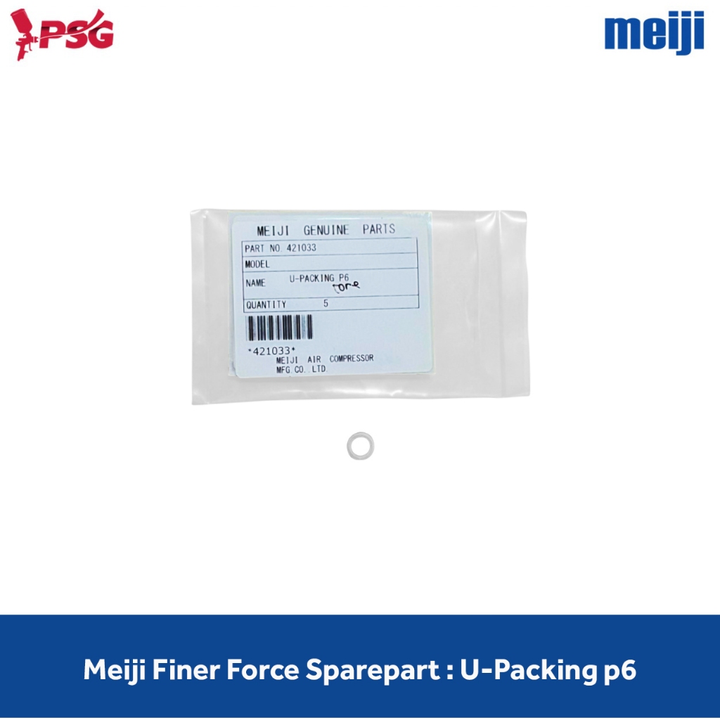 Meiji Finer Force Sparepart : No.24 -  U-Packing P6 (421033)