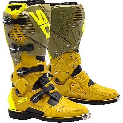 SIDI CROSSFIRE 3 SRS TA OLIVE GREEN FLUO YELLO SEPARU CROSS SIDI CROSSFIRE 3 SRS TA SEPATU OFFROAD S