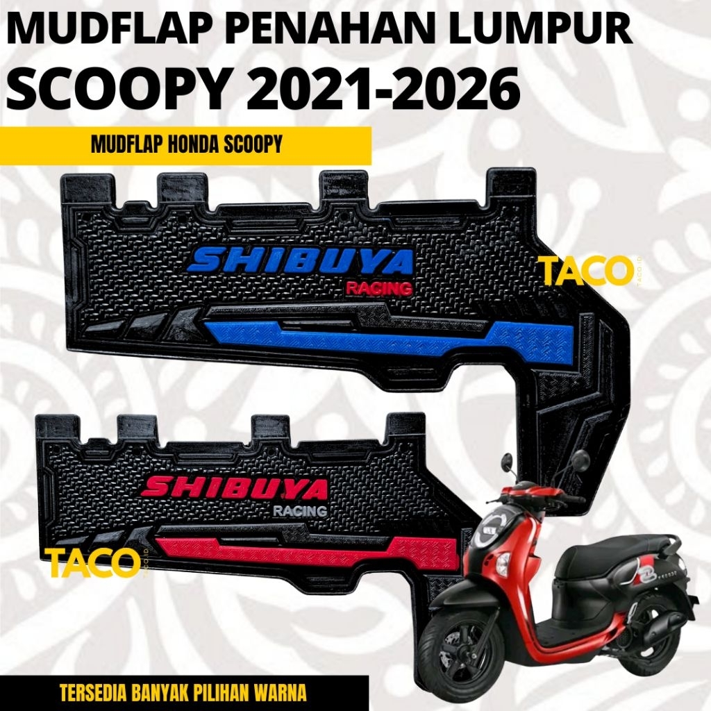 Mudflap New SCOOPY (2021-2025) Penahan Lumpur - Premium
