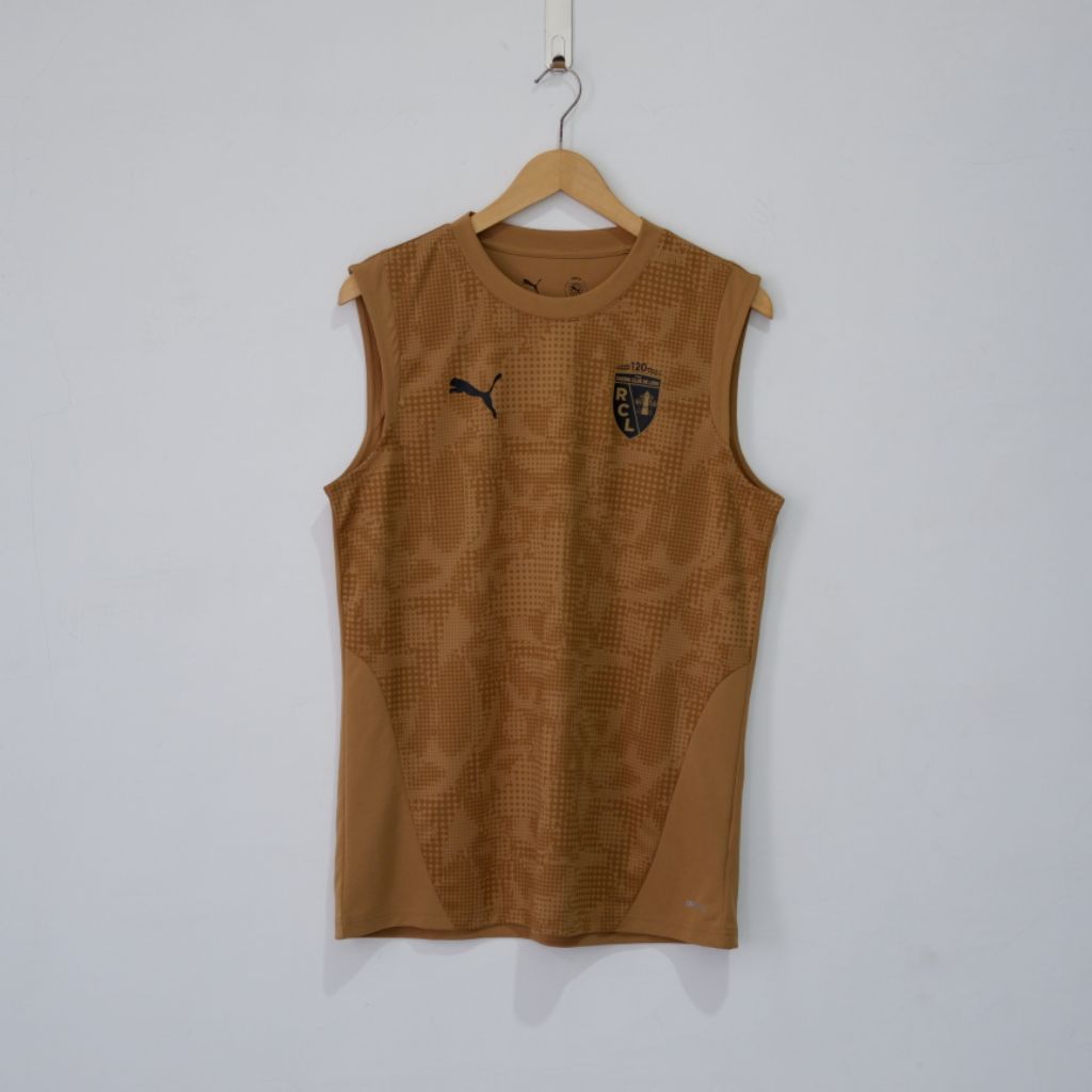 Pu-ma Men RC Lens Training Vest Shirt Brown