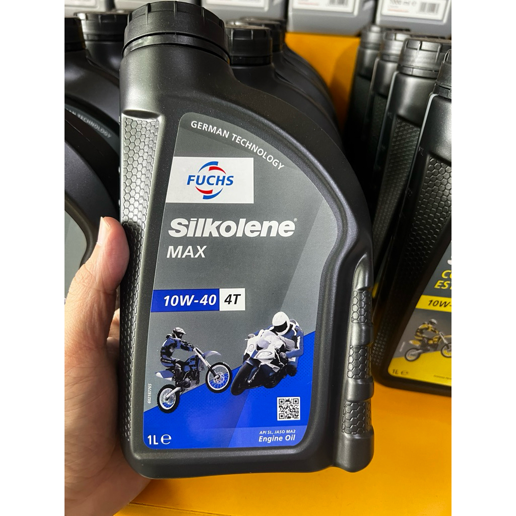 Oli Silkolene Max FUCHS 1LT SAE 10W-40