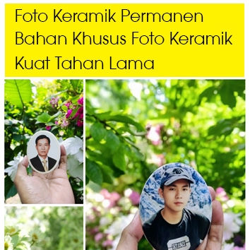Foto Keramik Batu Nisan, Foto Nisan Permanen Awet