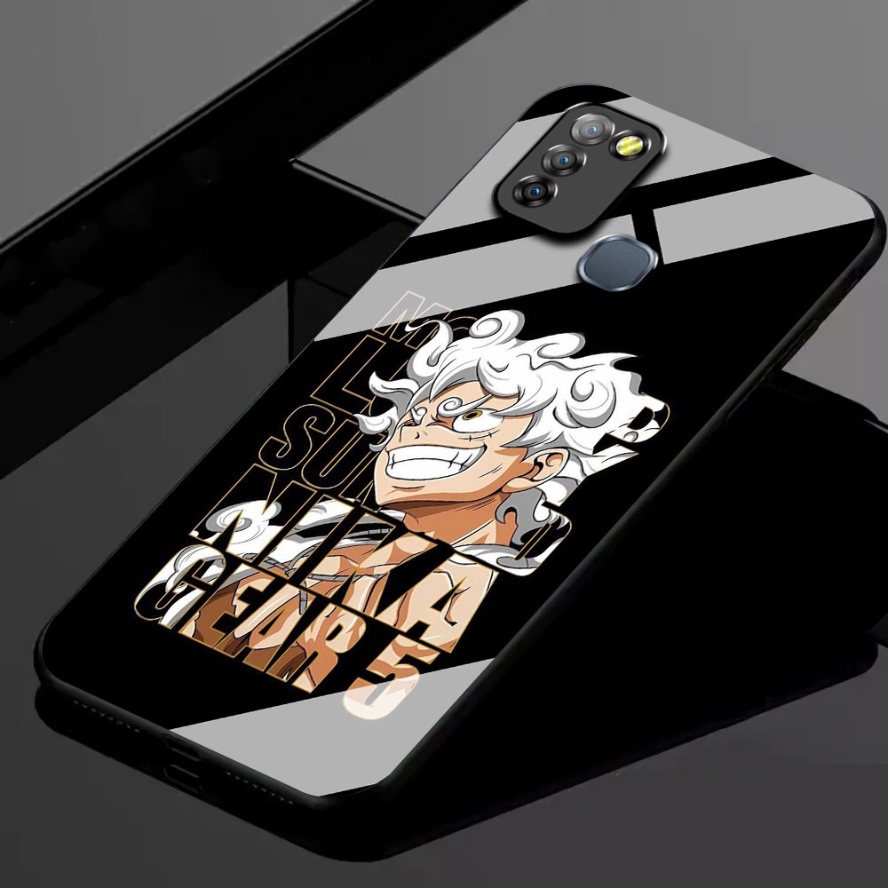 KK62 Softcase Glass Hp Terbaru For Infinix Smart 5/Smart 6 RAM 3 silikon Hp ada pelindung camera Cas