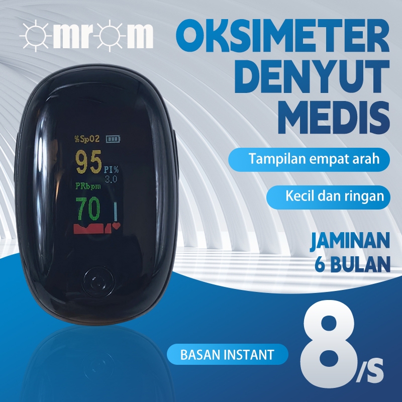 Ready*OMRON Oxymeter Full Colour Fingertrip Pulse Oximeter SpO2