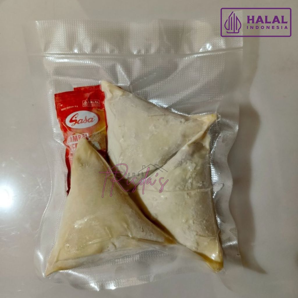 Samosa / Sambosa Isi Kari Daging Pedas isi 3 pcs