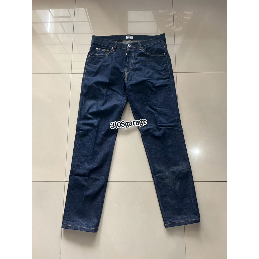 Celana panjang pants mens pria aye denim  & co jeans blue biru sz 33 used second casual