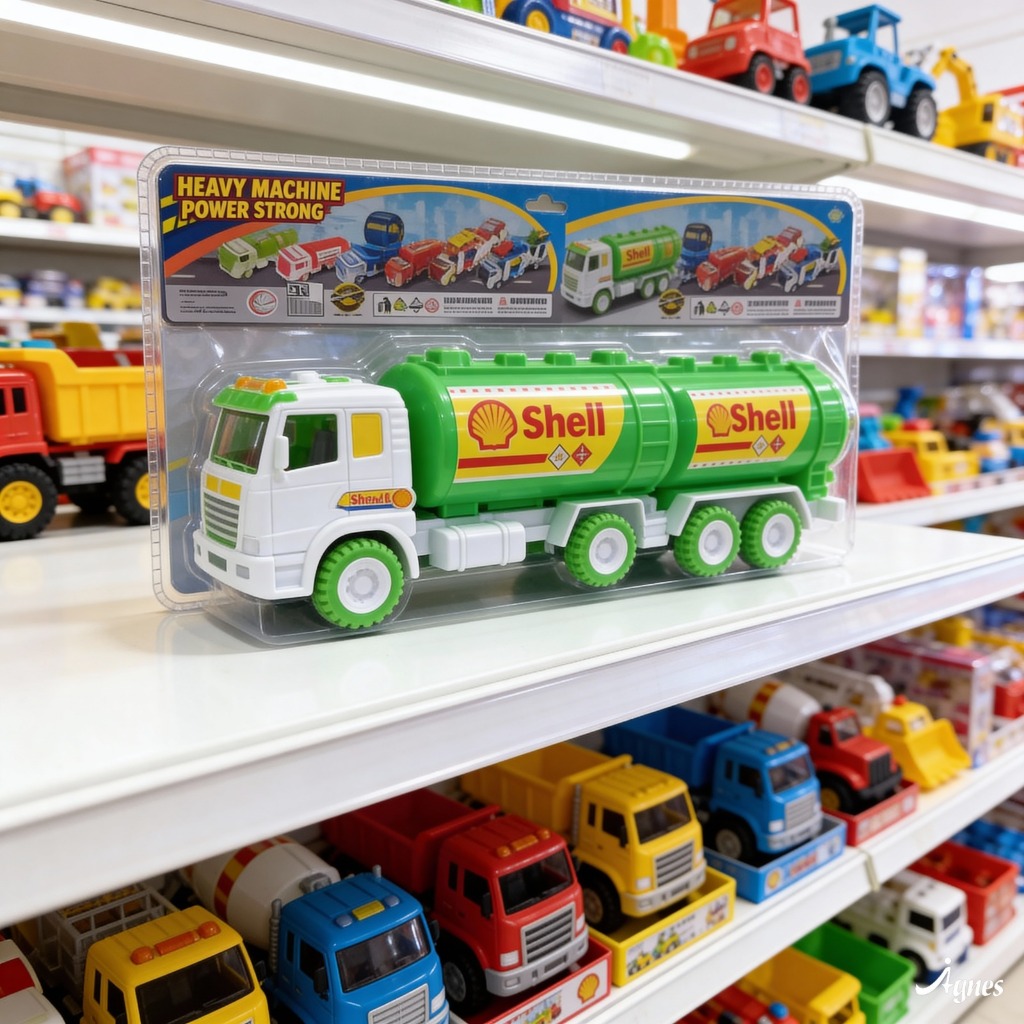 Mainan anak Truk tangki gandeng