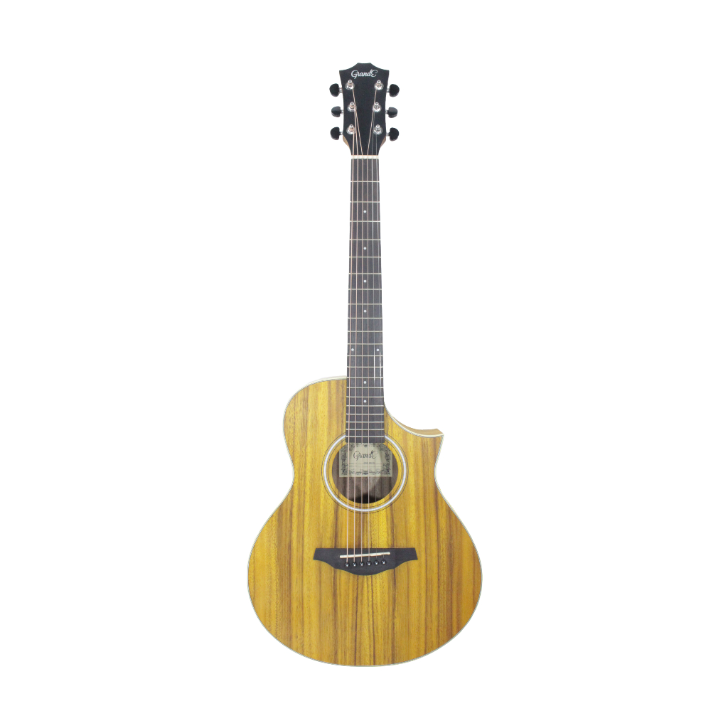 Gitar Akustik Merk Grande Original Tipe GWC 38 NSK Travel Senar String Steel Trusrod Murah Jakarta