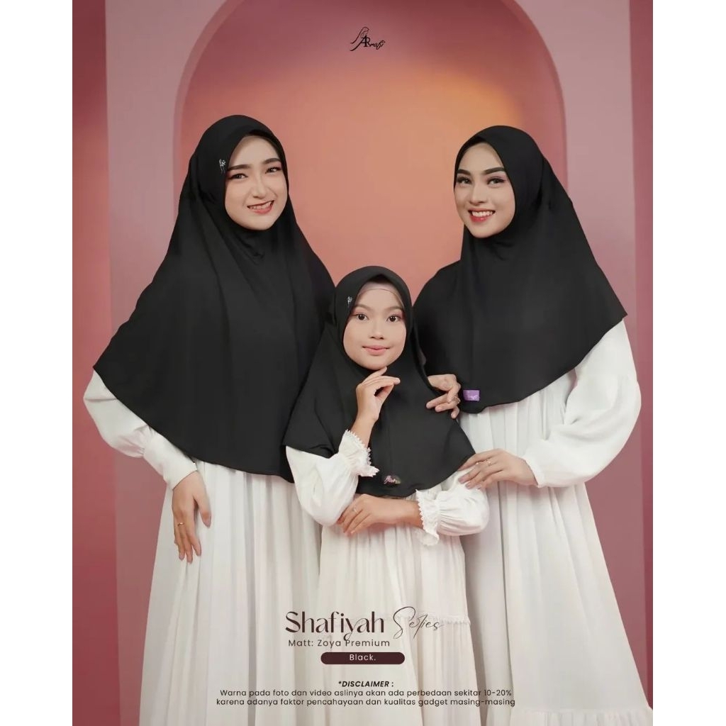 SHAFIYAH HIJAB hijab couple ( kids + std + jumbo ) by Arrafi ori