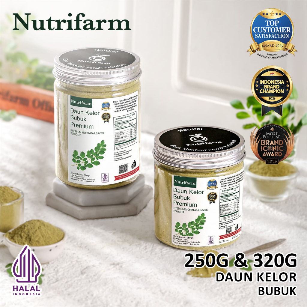 Nutrifarm Daun Kelor Bubuk 250 gr 320 gr