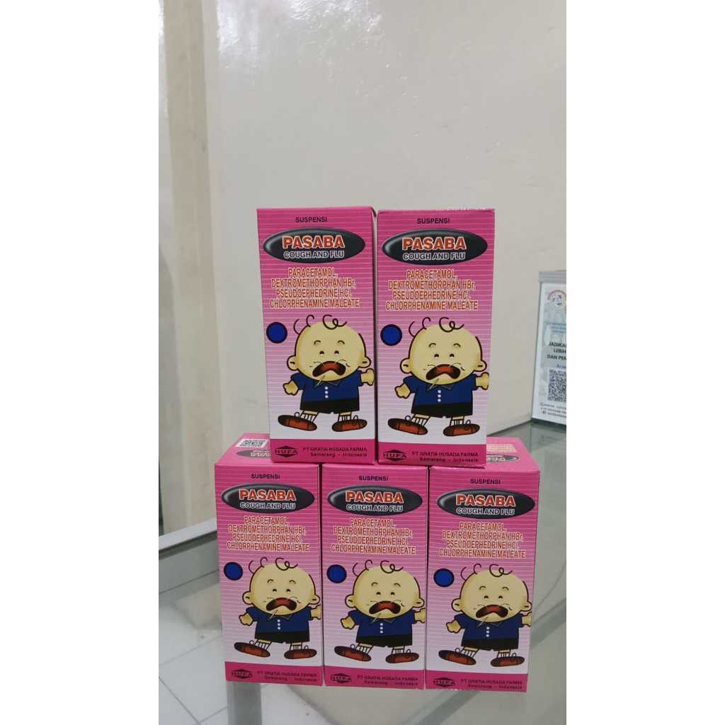 Pasaba Sirup  60ml Meredakan Flu Batuk Demam