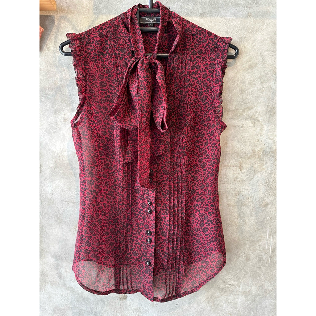 Blouse/top/atasan/kemeja preloved/second merk Guess size S