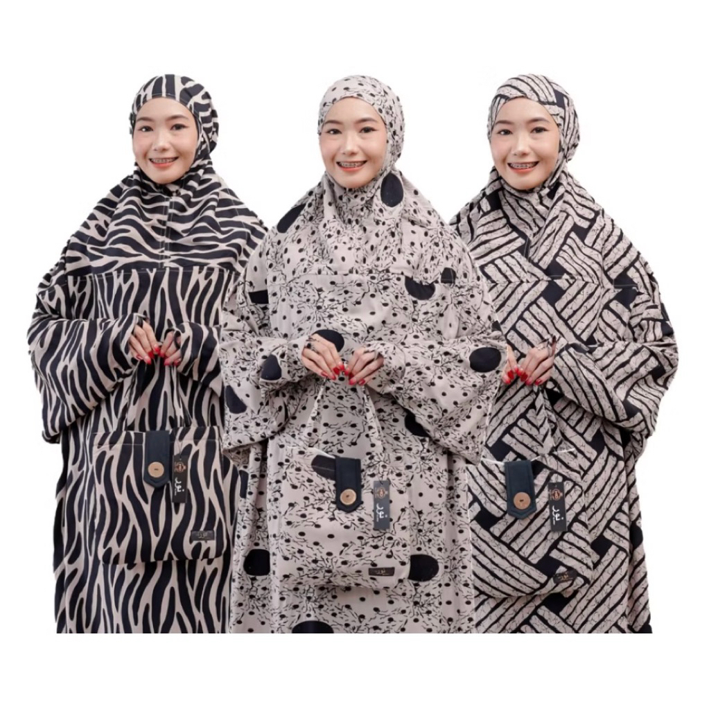 Nurhd Mukena terusan Hadramaut Syari Milo