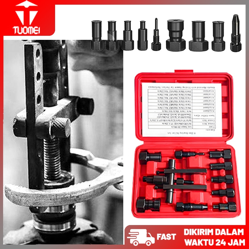 10pcs Tracker Bearing Puller Set Treker Pencabut Bearing Set Treker Cabut Bearing Dalam Treker Pembu