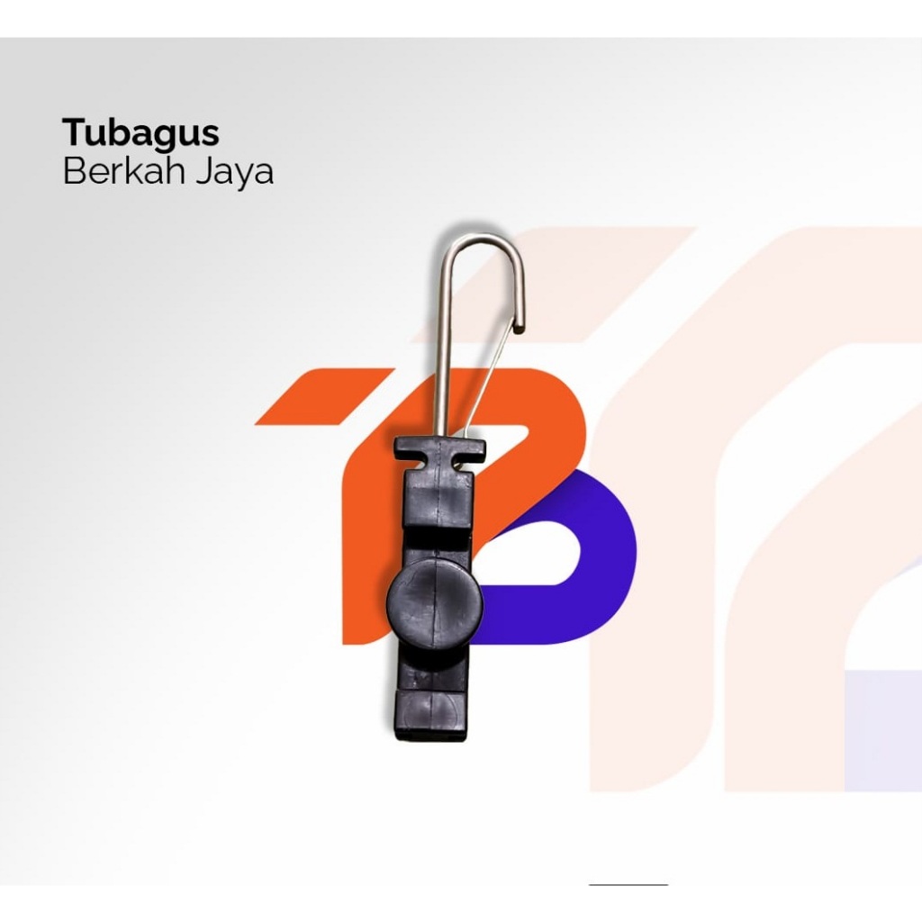 S clamp / s klem / clamp dw dc / pengait kabel fo / dropcore / ftth / klem hook / klem keong / segit