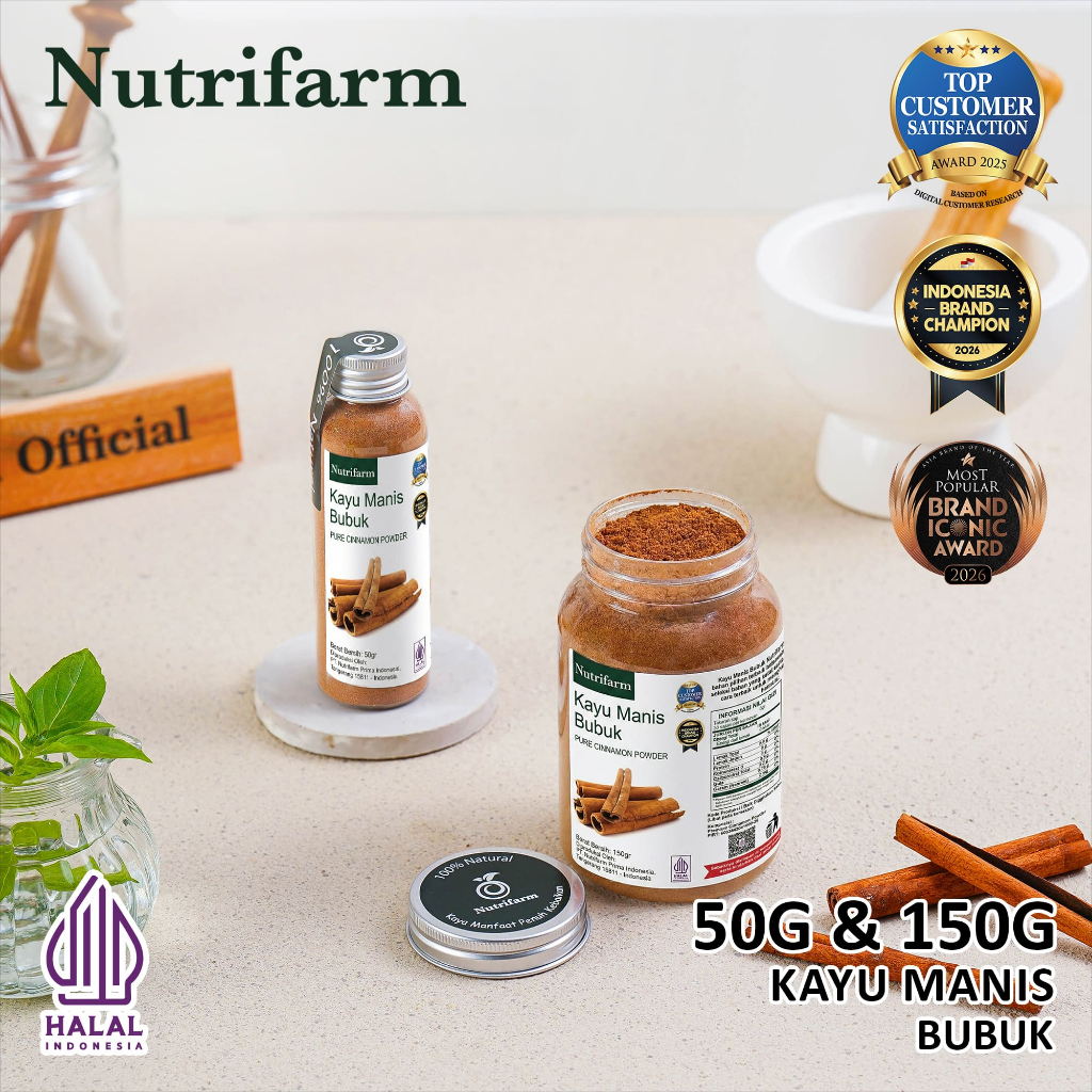 Nutrifarm Kayu Manis Bubuk 50g 150g