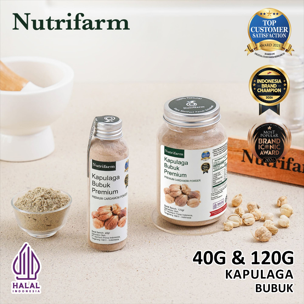 Nutrifarm Kapulaga Bubuk 40g 120g