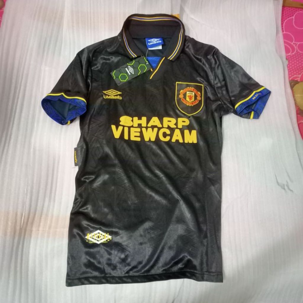 Jersey Manchester unitedd away retro 1993 1994 cantona