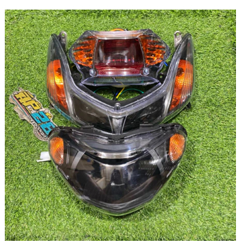 LAMPU DEPAN - LAMPU SEIN - LAMPU STOP MOTOR ( MIO SMILE ) MODEL STANDAR CUSTOM OREN GEN-A / HEADLAMP