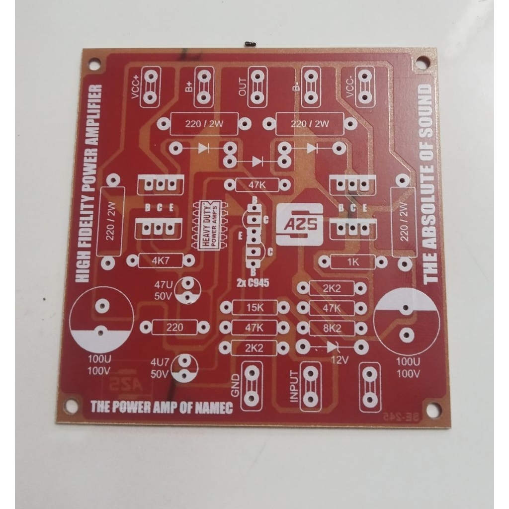 PCB NAMEC Power Amplifier