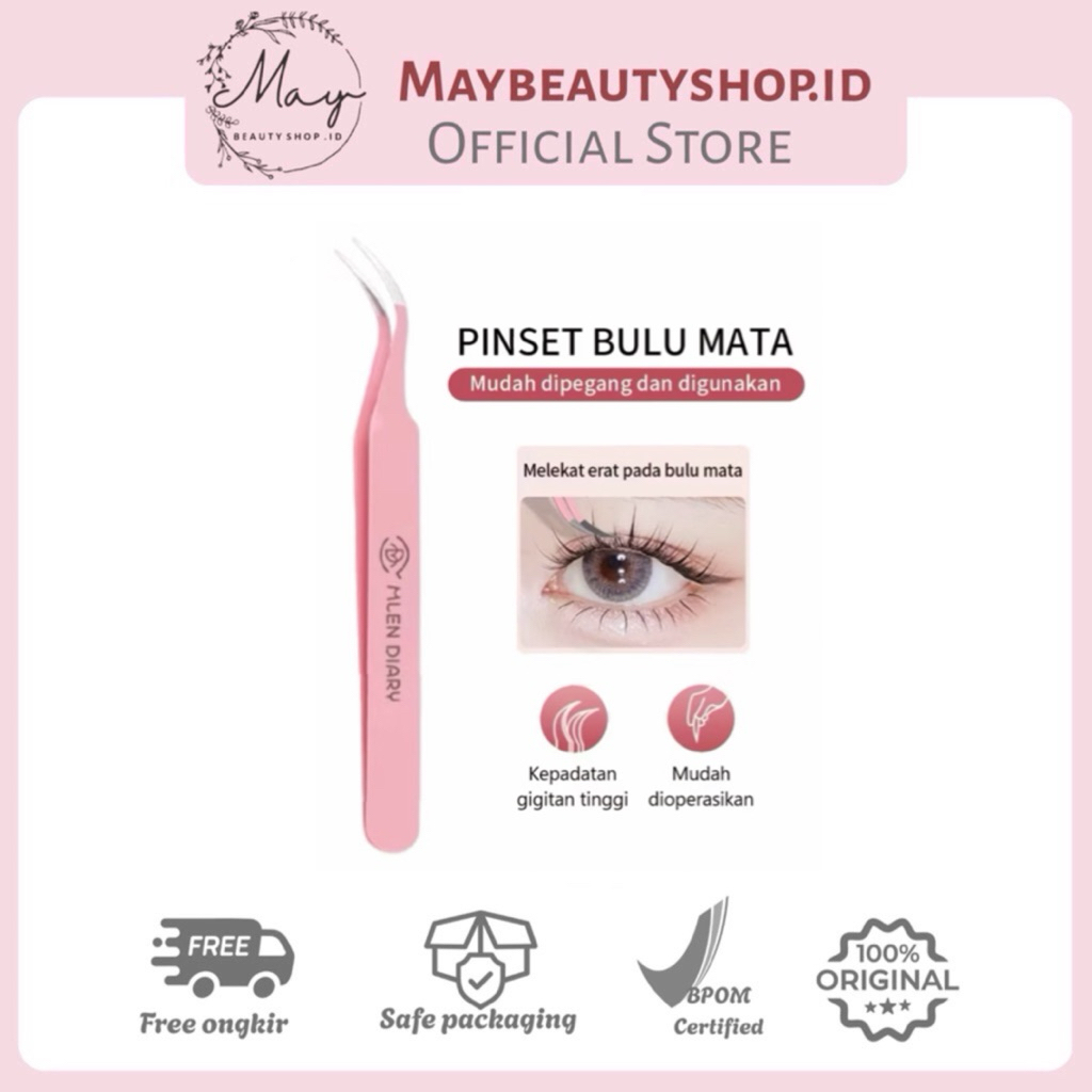MLEN DIARY Tweezer / Pinset Eyelashes Extension