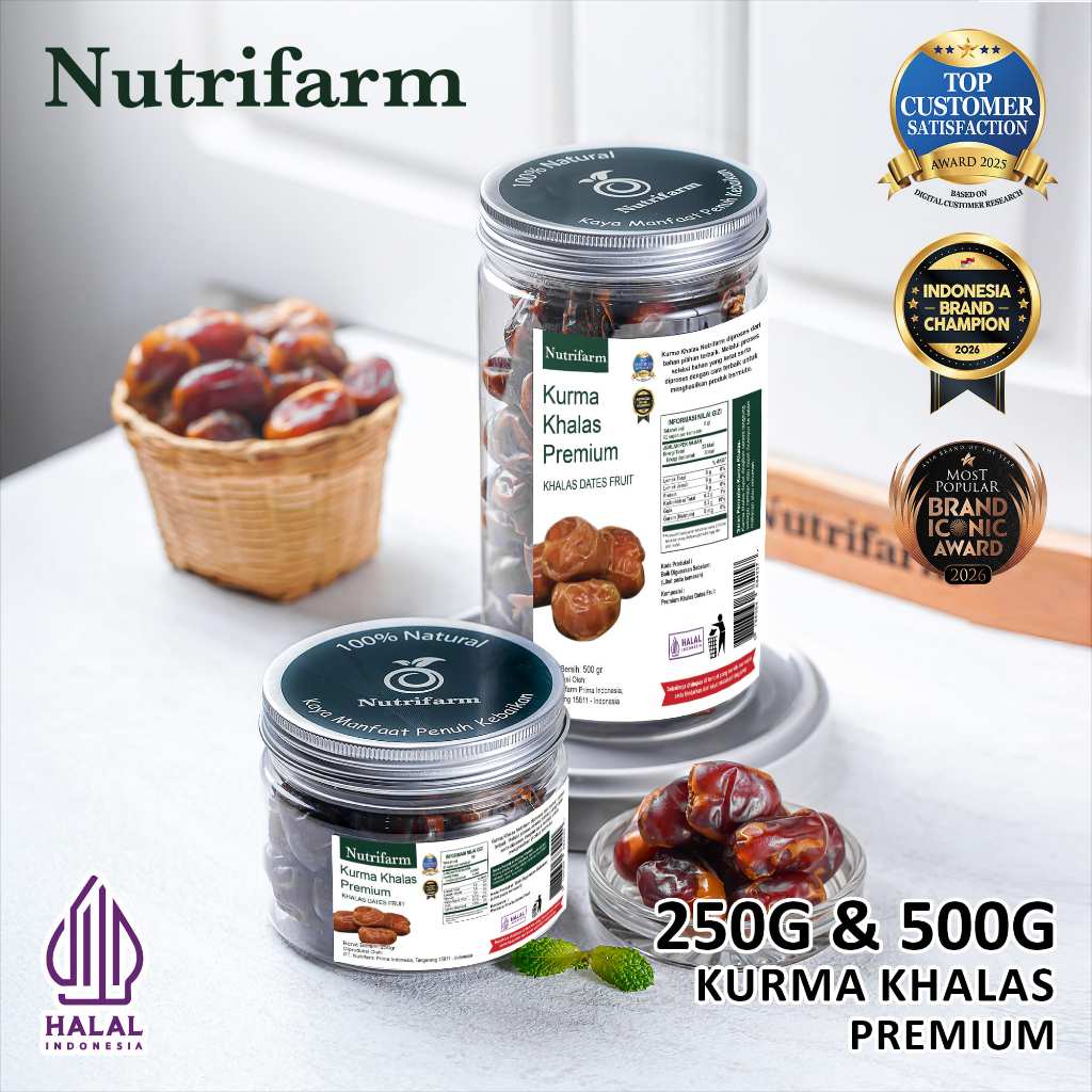 Nutrifarm Kurma Khalas 250g 500g