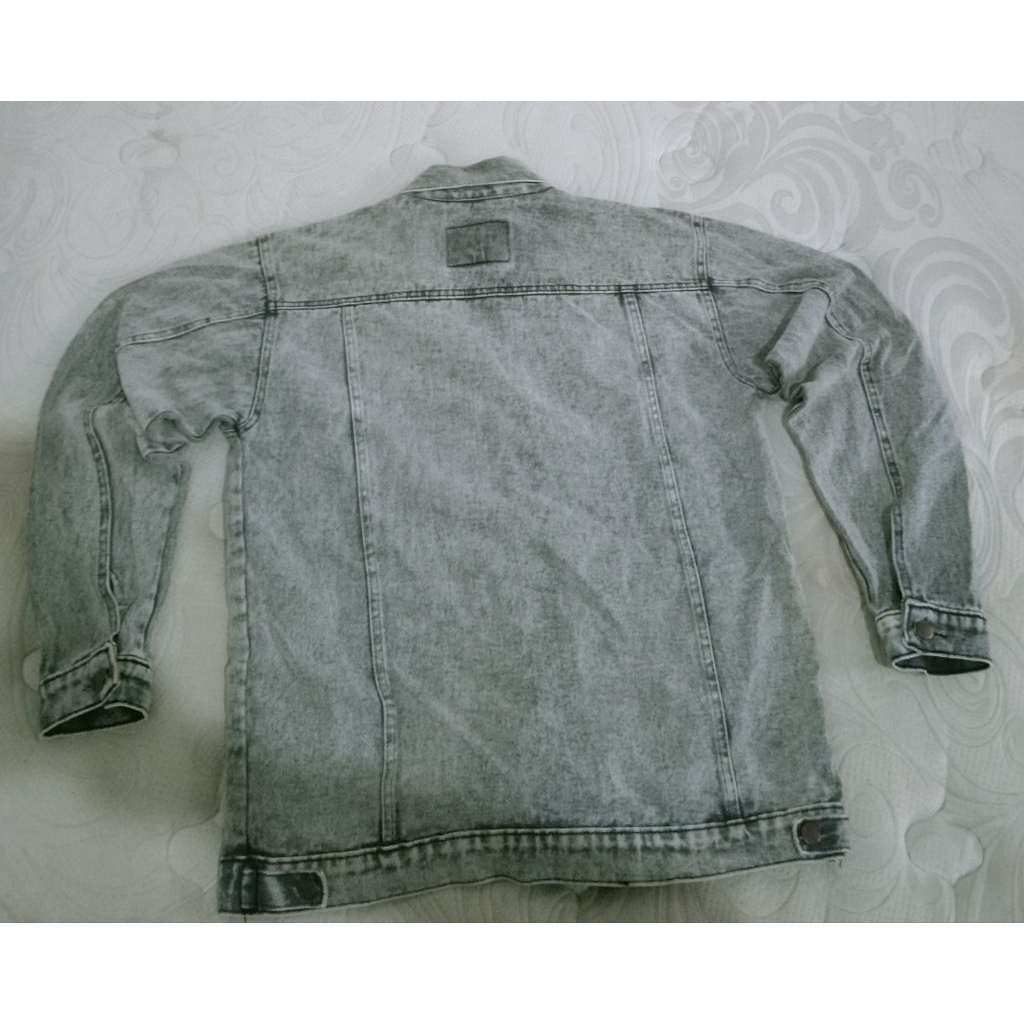 jaket jeans flannel