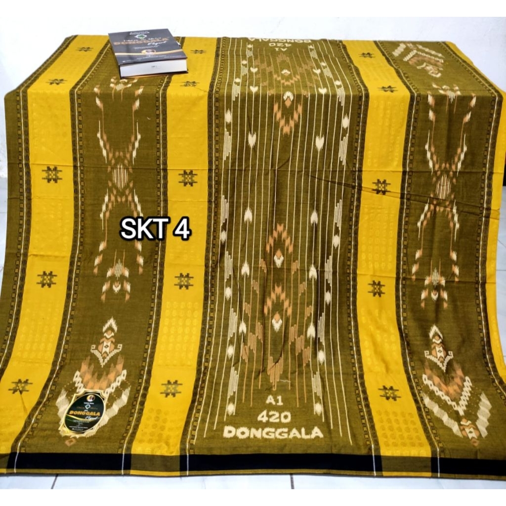 SARUNG PUTRA DONGGALA SKT RAYON MOTIF SONGKET BAYAR DITEMPAT